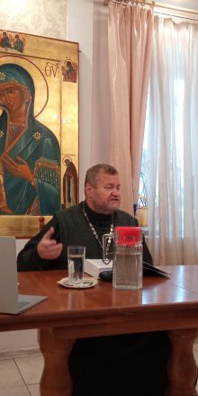 Диакон Александр Сергиев принял участие во встрече с протоиереем Олегом Стеняевым