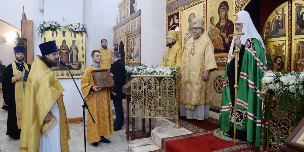 Совершен чин великого освящения храма Торжества Православия в Алтуфьеве