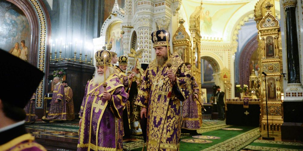 Епископ Иоанн сослужил Святейшему Патриарху Московскому и всея Руси Кириллу