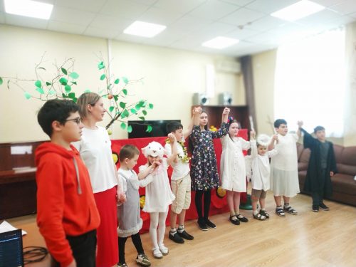 Состоялся показ спектакля учащихся Воскресной школы храма святителя Макария (Невского) в Бутырском