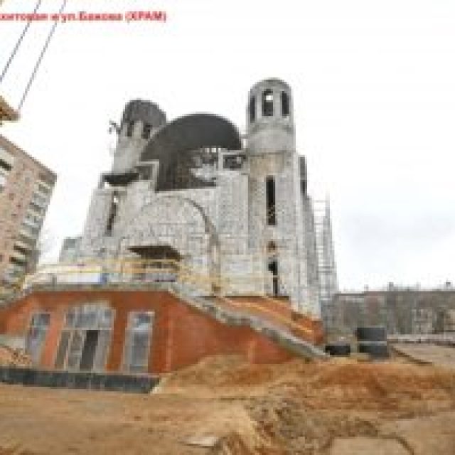 Храм равноапостольных Мефодия и Кирилла в Ростокине планируется достроить в этом году