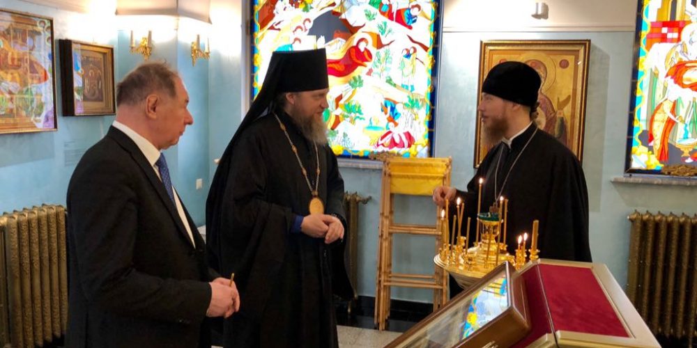 Епископ Домодедовский Иоанн посетил МФЮА