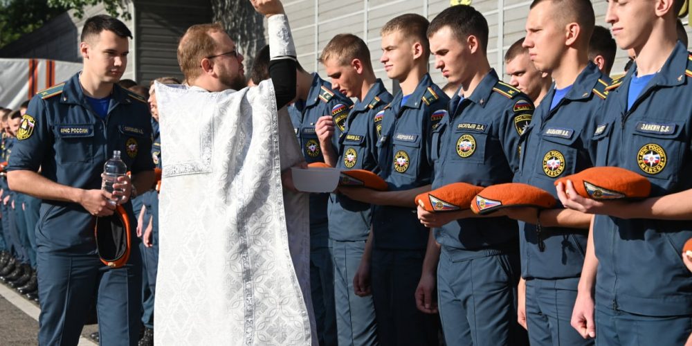 Молебен об учащихся в стенах Академии ГПС МЧС России
