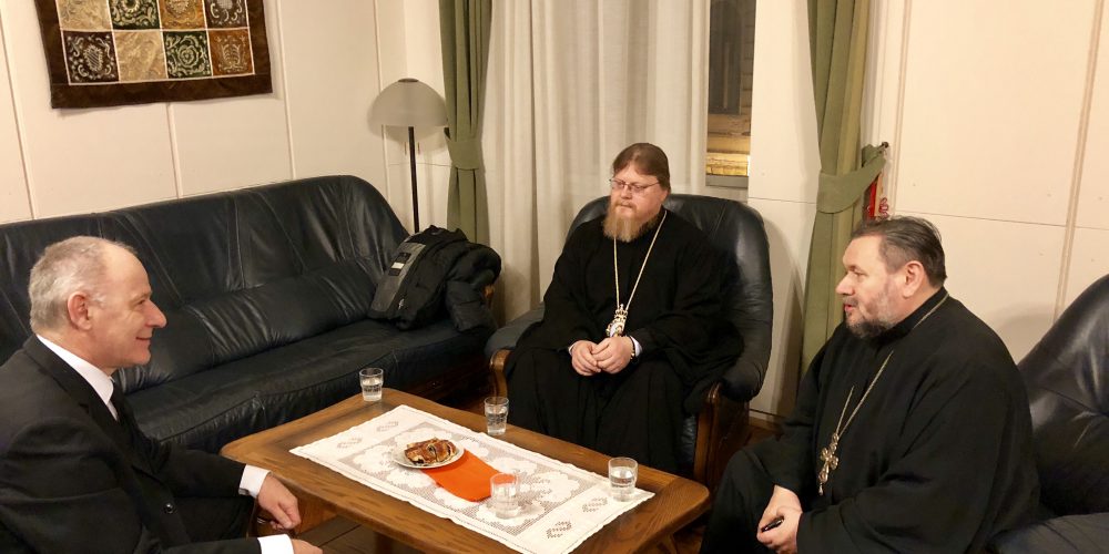 Рабочая встреча с главой Венгерской реформатской церкви епископом Иштваном Сабой