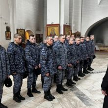 Сотрудники Росгвардии посетили храм Торжества Православия