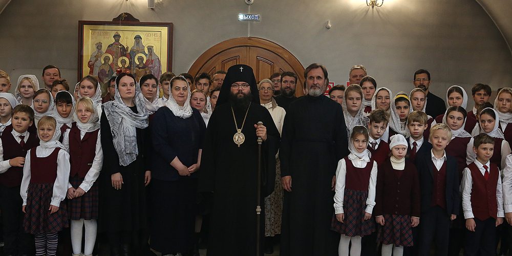 Состоялась детская Литургия в храме Торжества Православия в Алтуфьево