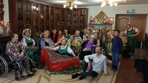 Прихожане храма Усекновения главы Иоанна Предтечи в Северном посетили Дом престарелых деревни Беляниново Мытищинского района