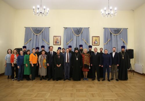 Рабочая встреча архиепископа Егорьевского Матфея с ректорами и проректорами вузов СВАО