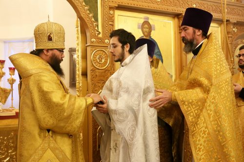 Архиепископ Егорьевский Матфей совершил Божественную Литургию в храме святой равноапостольной княгини Ольги в Останкино