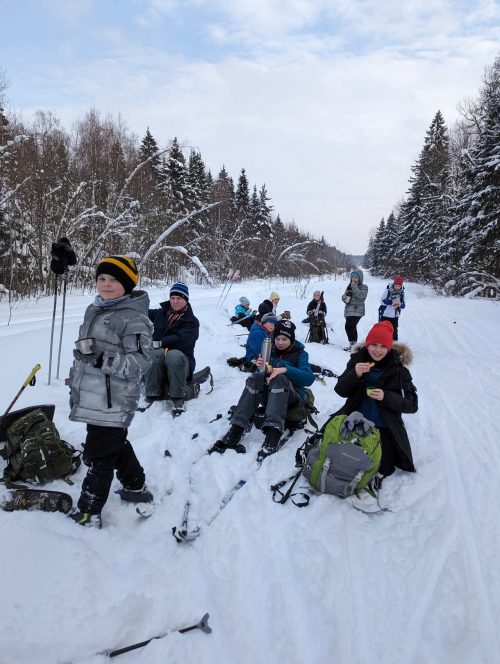 Турклуб «Перевал»провёл лыжный поход выходного дня (ПВД) от станции Калистово
