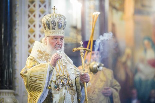 В Неделю Торжества Православия архиепископ Егорьевский Матфей сослужил Святейшему Патриарху Кириллу в Храме Христа Спасителя