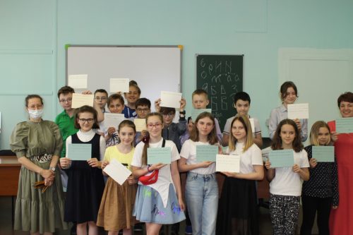 В школе №1370 прошел мастер-класс из серии проекта внеурочных мероприятий «Буквица»