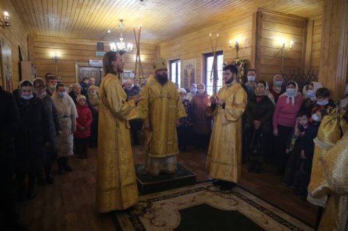 Архиепископ Егорьевский Матфей возглавил престольный праздник в храме блаженной Ксении Петербургской
