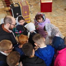 Образовательный проект «Урок в храме» состоялся на приходе преподобного Сергия Радонежского в Бибиреве