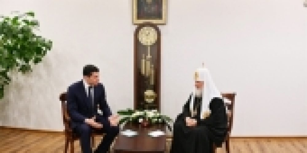 Святейший Патриарх Кирилл встретился с губернатором Калининградской области А.А. Алихановым