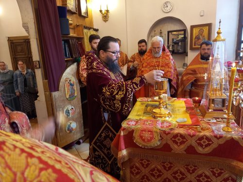 Архиерейское Богослужение в храме священномученика Владимира, митрополита Киевского, в Свиблово