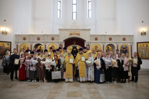 Архиепископ Егорьевский Матфей совершил богослужение в храме Покрова Пресвятой Богородицы на Люберецких полях