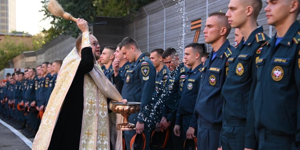 Молебен перед началом учебного года в Академии ГПС МЧС России