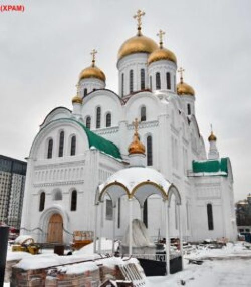 Храм Успения Пресвятой Богородицы в Останкине (Главный храм всех строителей) подключается к инженерным сетям