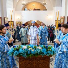 Митрополит Арсений совершил Божественную литургию в храме Торжества Православия в Алтуфьево