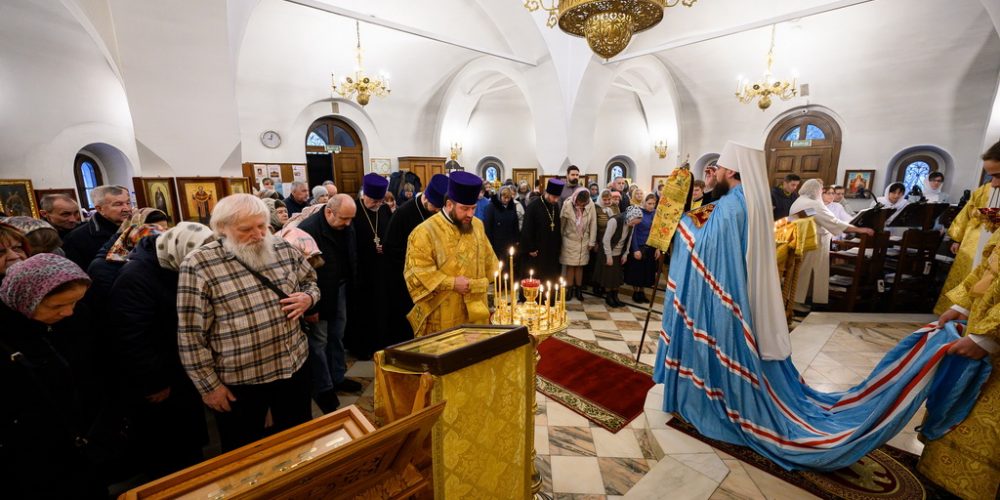 Митрополит Арсений совершил Божественную литургию в храме святого благоверного князя Димитрия Донского в Раеве