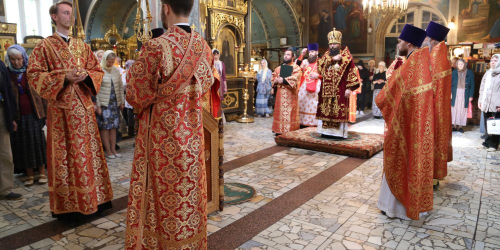 АРХИЕРЕЙСКОЕ БОГОСЛУЖЕНИЕ В ДЕНЬ ПАМЯТИ СВЯЩЕННОМУЧЕНИКА ДИАКОНА ГРИГОРИЯ САМАРИНА