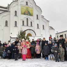 Праздник Рождества Христова в храме Казанской иконы Божьей Матери в Лосиноостровской