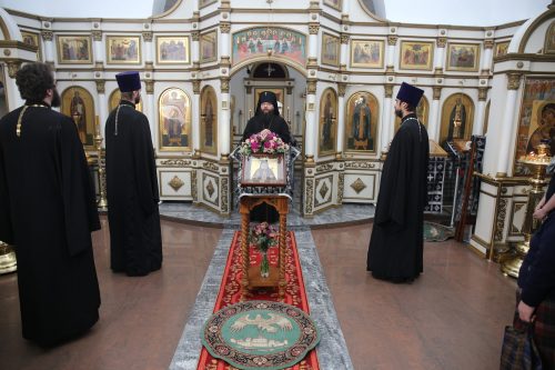 Литургия Преждеосвященных Даров в храме иконы Божией Матери «Живоносный Источник» в Бибереве