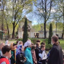 Ученики 4-х классов школы 709 побывали с экскурсией в храме Владимирской иконы Божией Матери в Виноградове