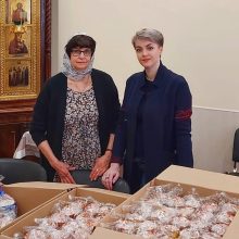 Храм Живоначальной Троицы на Пятницком кладбище передал пасхальные подарки для раненых воинов