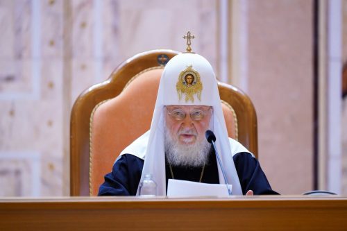 Архиепископ Егорьевский Матфей принял участие в Епархиальном собрании г. Москвы под председательством Святейшего Патриарха Кирилла Епархиальное собрание г. Москвы
