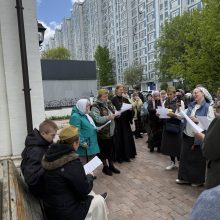 Праздник, посвященный дню Великой Победы, в храме священномученика Владимира в Свиблово