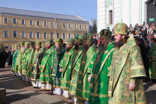 Архиепископ Егорьевский Матфей принял участие в торжествах по случаю дня памяти преподобного Сергия Радонежского