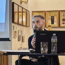 В храме Казанской иконы Божией матери в Лосиноостровской прошла лекция на тему «Можно ли говорить о Боге языком математики»