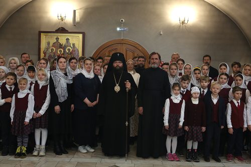 Состоялась детская Литургия в храме Торжества Православия в Алтуфьево