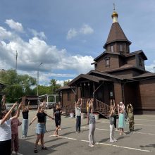 При храме иконы Божией Матери «Отрада и Утешение» в Ярославском завершился детский дневной лагерь