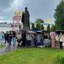 Прихожане храма иконы Божией Матери «Живоносный Источник» в Бибиреве посетили Свято-Успенский Иосифо-Волоцкий монастырь