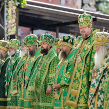 В день памяти преподобного Сергия Радонежского митрополит Арсений сослужил Предстоятелю Русской Церкви за Литургией в Троице-Сергиевой лавре