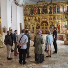 Экскурсия для подопечных «Дома трудолюбия Ной» по храмовому комплексу преподобного Сергия Радонежского в Бибиреве