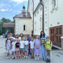 В летней школе при храме иконы Божией Матери «Неопалимая Купина» в Отрадном прошли занятия, посвященные Петру и Февронии