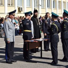 Настоятель храма Николая Мирликийского в Отрадном напутствовал первокурсников пограничного института ФСБ России