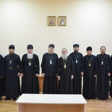 Настоятель храма Торжества Православия в Алтуфьево протоиерей Сергий Кляев провел встречу с госпитальным духовенством Симферополя, Ялты и Бахчисарая