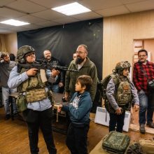 Представители «Мотобратии во Христе» встретились с детьми при храме Иверской иконы Божией в Бабушкине