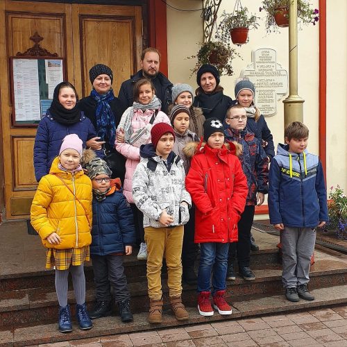 Экскурсия школы №1537 в храм Воздвижения Креста Господня Алтуфьево