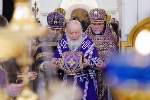 Святейший Патриарх Кирилл совершил освящение Казанского храма в Лосиноостровской и возглавил хиротонию архимандрита Петра (Зобова) во епископа Кудымкарского и Верещагинского