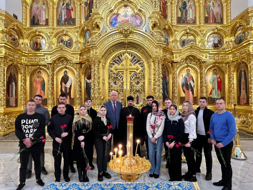 Храм святых равноапостольных Мефодия и Кирилла в Ростокине посетили будущие полицейские