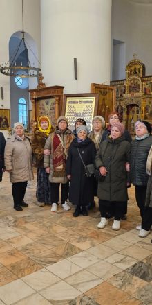 Общественные советники района Бибирево с экскурсией посетили храм преподобного Сергия Радонежского в Бибиреве