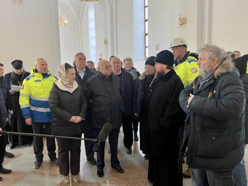 Митрополит Арсений принял участие в объезде строящихся храмов СВАО