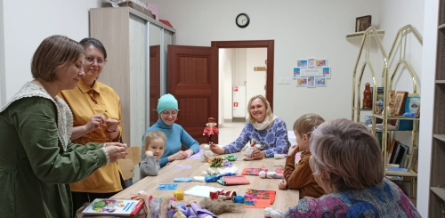 Воскресная школа при храме святых равноапостольных Мефодия и Кирилла в Ростокине готовится к Рождеству Христову