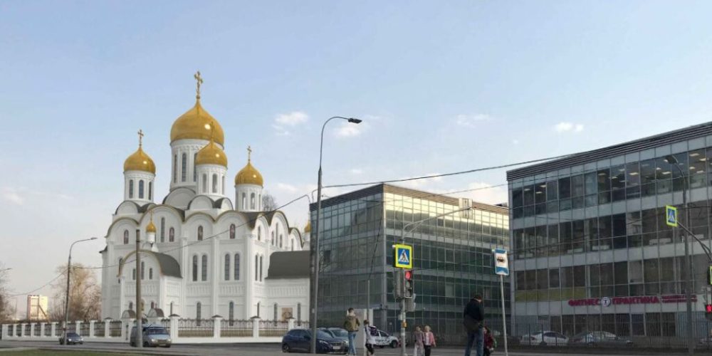 Возведение храма Успения Пресвятой Богородицы в Останкино